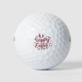Happy Easter Bunny Golfballen (Voorkant)