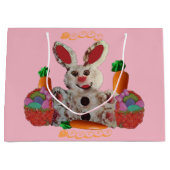 Happy Easter Bunny Groot Cadeauzakje (Voorkant)