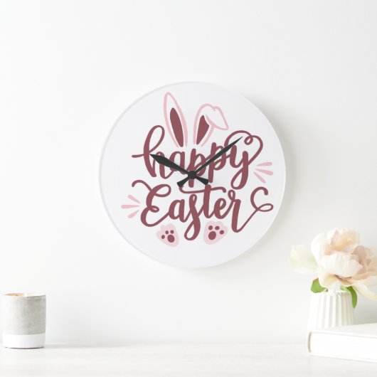 Happy Easter Bunny Grote Klok (Huis)