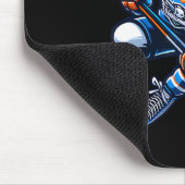 Happy Easter Bunny Hockey Rabbit Men Women Kid  Muismat (Hoek)