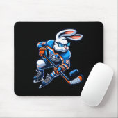 Happy Easter Bunny Hockey Rabbit Men Women Kid  Muismat (Met muis)