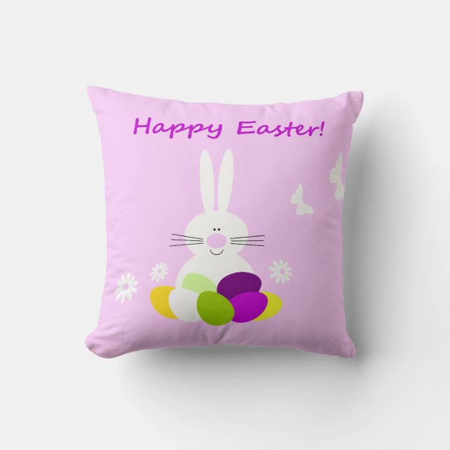 Happy Easter Bunny Home Decor Kussen (Voorkant)