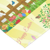 Happy Easter bunny illustratie Korte Tafelloper (Hoek)