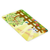 Happy Easter bunny illustratie Magneet (Rechterzijde)