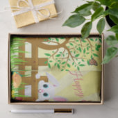 Happy Easter bunny illustratie Tissuepapier (Geschenk)