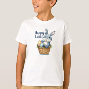 Happy Easter, Bunny in Eimandje Kinder T-Shirt