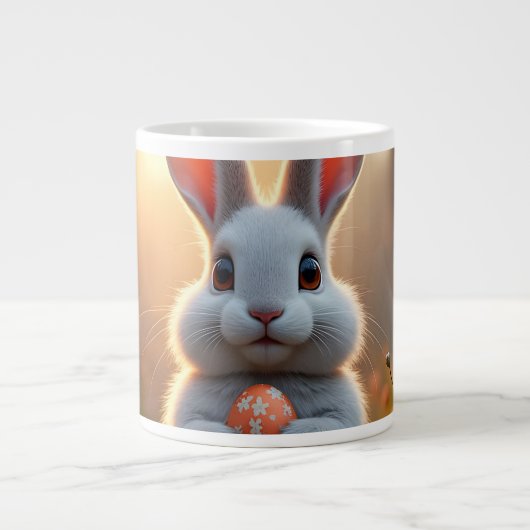 Happy Easter Bunny in the Magic of Spring Grote Koffiekop (Voorkant)
