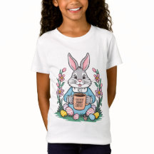 Happy Easter Bunny Koffie liefhebber Break Scene