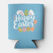 Happy Easter Bunny Konijn Ei Vakantie Blikjeskoeler (Voorkant)