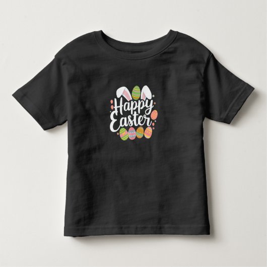 Happy Easter Bunny Konijn Ei Vakantie Kinder Shirts (Voorkant)
