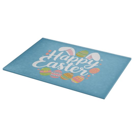 Happy Easter Bunny Konijn Ei Vakantie Snijplank (Hoek)