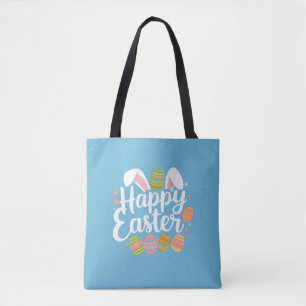 Happy Easter Bunny Konijn Ei Vakantie Tote Bag