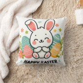 Happy Easter Bunny Kussen (Deken)