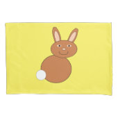 Happy Easter Bunny Kussensloop (Voorkant)