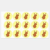 Happy Easter Bunny Labels (Vel)