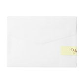 Happy Easter Bunny Labels Adreslabel Wikkel (Achterkant)