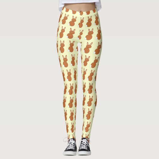 Happy Easter Bunny Leggings (Voorkant)