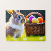 Happy Easter Bunny Legpuzzel (Horizontaal)