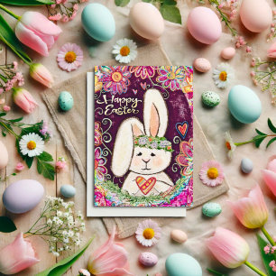 Happy Easter Bunny Leuk Leuk Leuk Kinder Inspirivi Kaart