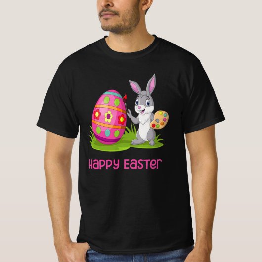 Happy Easter Bunny - Love Coloring - T-shirt (Voorkant)