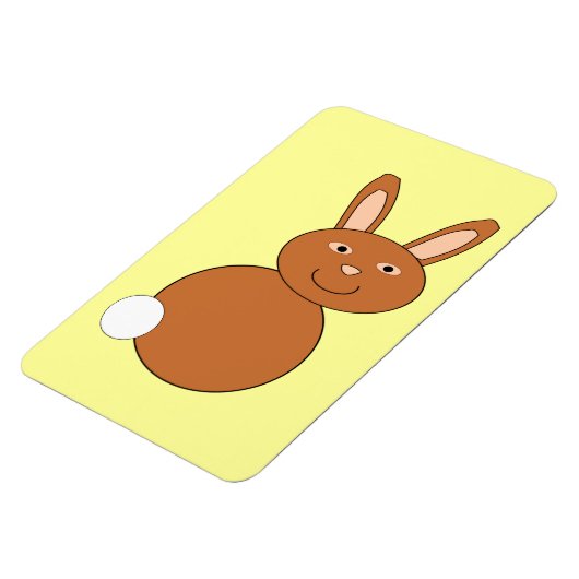 Happy Easter Bunny Magnet Magneet (Linkerzijde)