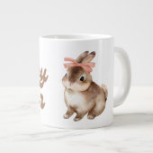 Happy Easter Bunny Mug Grote Koffiekop (Voorkant rechts)