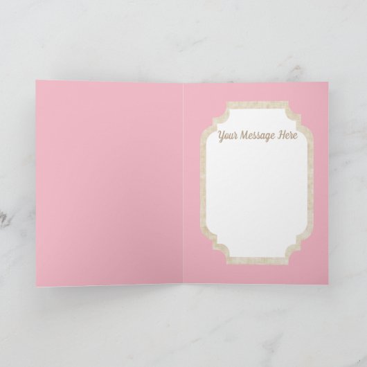 Happy Easter Bunny  Nostalgische kaart (Binnen)