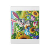 Happy “Easter Bunny” Notepad Notitieblok (Linkerzijde)