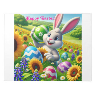 Happy “Easter Bunny” Notepad  Notitieblok