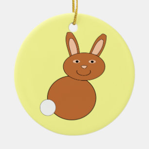Happy Easter Bunny Ornament