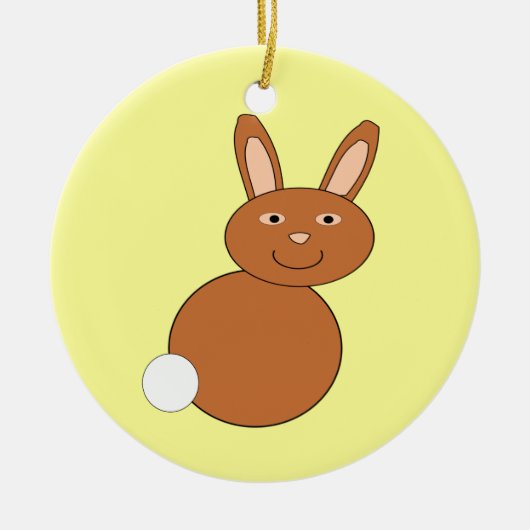 Happy Easter Bunny Ornament (Voorkant)