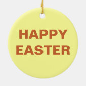 Happy Easter Bunny Ornament (Achterkant)