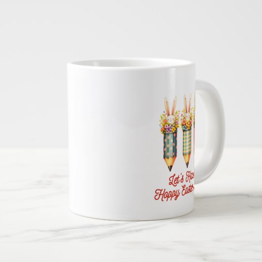 Happy Easter Bunny, Paasdag Grote Koffiekop (Voorkant rechts)