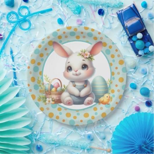 Happy Easter Bunny Paper Bord (Feest)