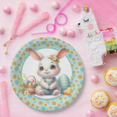 Happy Easter Bunny Paper Bord (Feest)