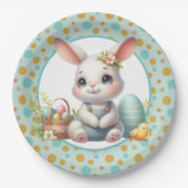 Happy Easter Bunny Paper Bord (Voorkant)