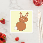 Happy Easter Bunny Paper Napkins Servetten (Insitu)