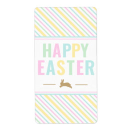 Happy Easter Bunny Pastel Sticker