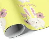 Happy Easter bunny patroon Cadeaupapier (Rol Hoek)