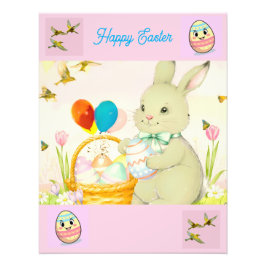 Happy Easter Bunny Photo Foto Afdruk
