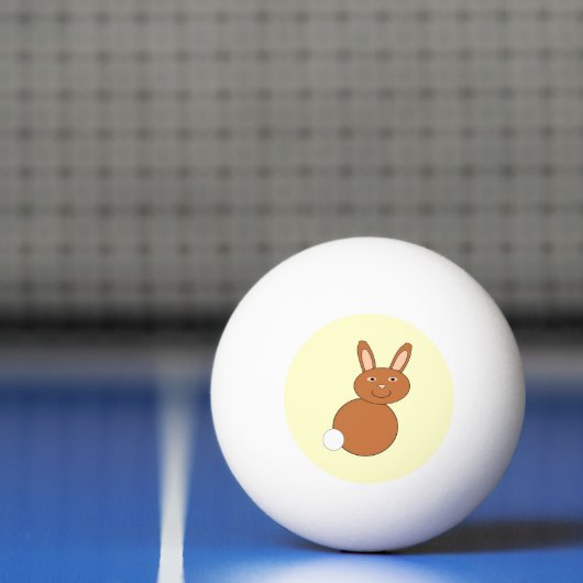 Happy Easter Bunny Ping Pong Ball (Net)