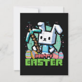 Happy Easter Bunny Pixel Game  Aankondiging (Achterkant)