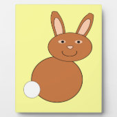 Happy Easter Bunny Plaque Fotoplaat (Voorkant)