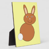Happy Easter Bunny Plaque Fotoplaat (Zijkant)