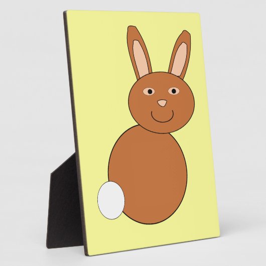 Happy Easter Bunny Plaque Fotoplaat (Zijkant)