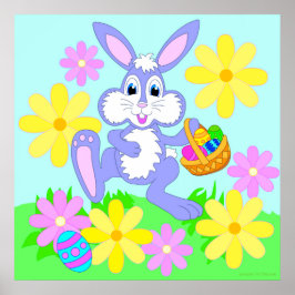 Happy Easter Bunny Poster