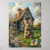 Happy Easter Bunny Poster (Voorkant)