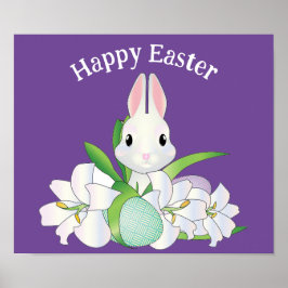 Happy Easter Bunny Poster