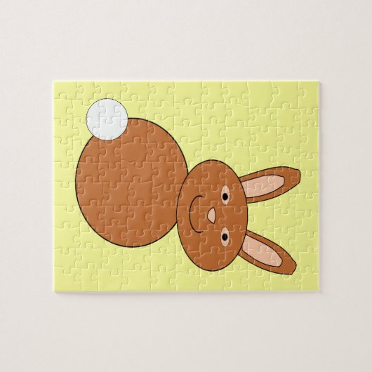 Happy Easter Bunny Puzzle Legpuzzel (Horizontaal)