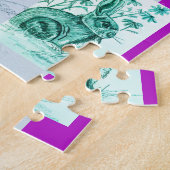 Happy Easter Bunny Puzzle Legpuzzel (Zijkant)